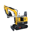 Free Shipping Mini Excavator 1t Small Digger 1 Ton Excavator with Rubber Track jackhammer